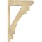 Ekena Millwork Merced Rough Sawn Arts and Crafts Outlooker, Douglas Fir, 6"W x 22"D x 34"H OUT06X22X34MRC03RDF - alternate 4